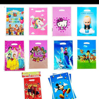 Cartoon theme plastic goodies/ Favor bags